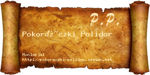 Pokoráczki Polidor névjegykártya
